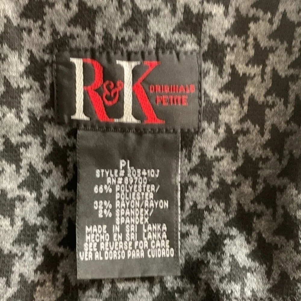 R&K Houndstooth Print Sheath Dress - Picture 9 of 10